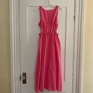 NWT Petal & Pup Pink Cotton Dress w/ Cutouts Sz 6